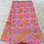 tissu coton voile dentelle broderie strass violet vert rose bleu mariage party