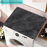 tapis protection antipoussière marbre noir durable cuisine rectangle polyester moderne