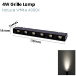 projecteur led noir moderne aimanté rail 12v 2w 2000lm industrial