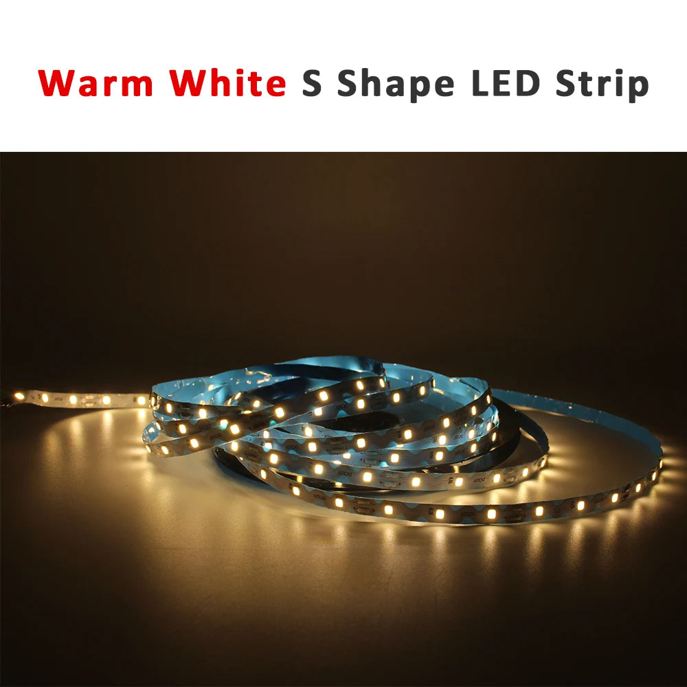 ruban led flexible adhésif blanc chaud froid 60 led moderne éclairage décorationintérieur salon