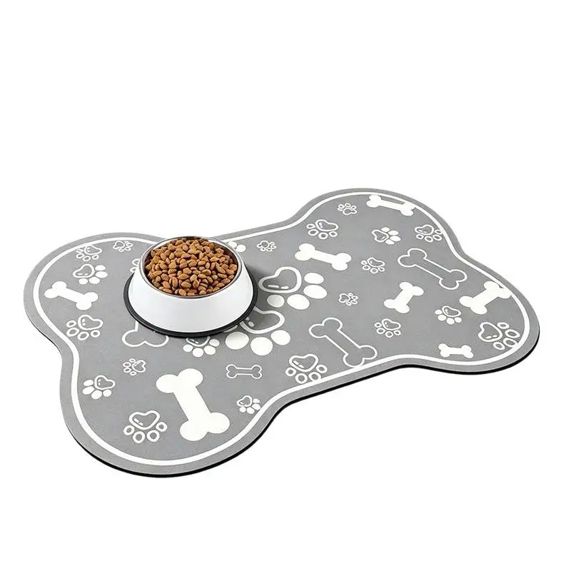 tapis animal motif os blanc texture douce moderne gris clair gris foncé absorbant rapide