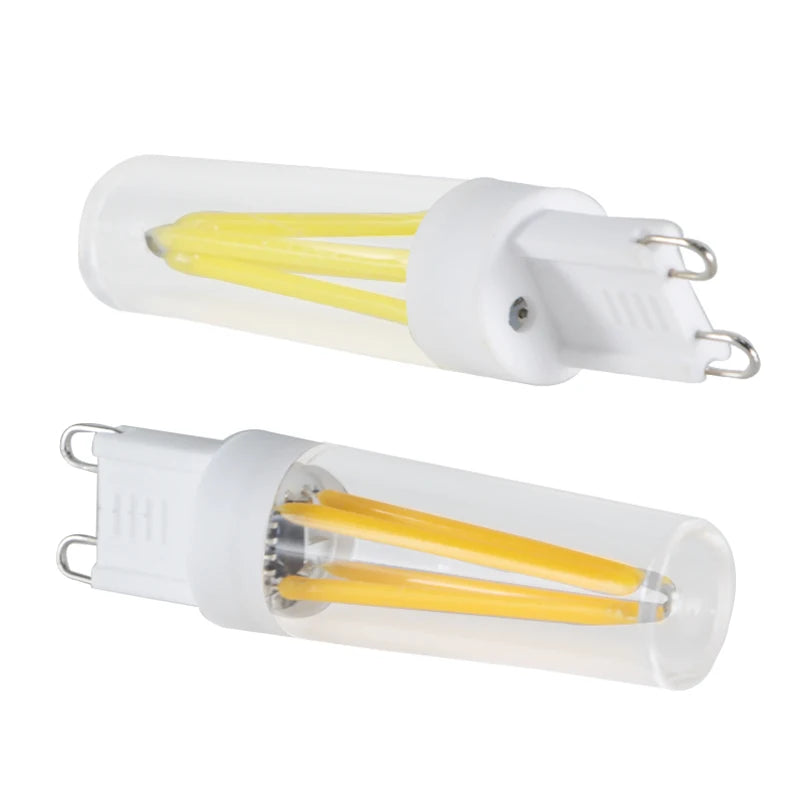 ampoule led filament blanc jaune transparente moderne g9 2w 3w 220v 5000h