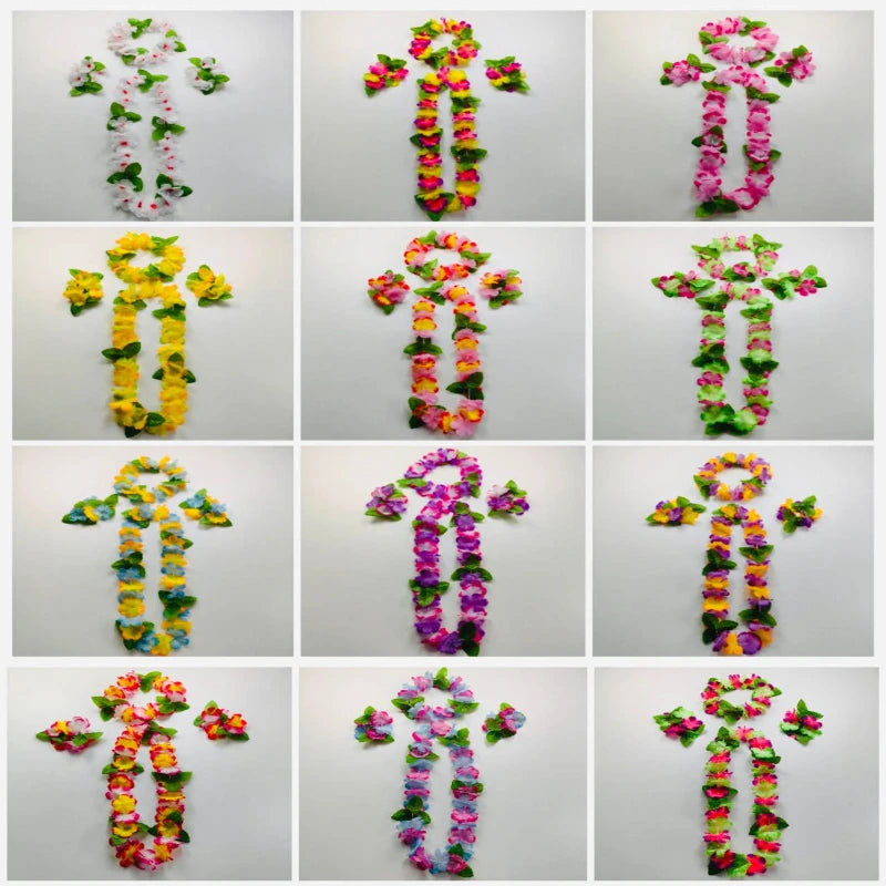guirlande fleurs artificielles rose jaune vert festives mariage décoration anniversaire simple festive