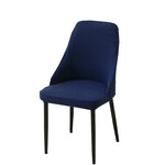 housse chaise moderne gris rayures élastique spandex polyester fauteuil mariagehôtel