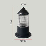 lampe table moderne transparente noir sans ampoule câble électrique ip65 aluminium
