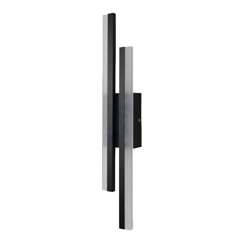 lampe murale moderne industrielle ampoules led noir chambre entrée étude salle bain