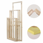 cadre bois peinture diy toile naturelle blanc moderne 40x50cm 50x65cm 60x75cm
