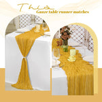 tableau boho jaune moutarde texture plissée maison adhésif serviettes assorties deco anniversaire mariage noel