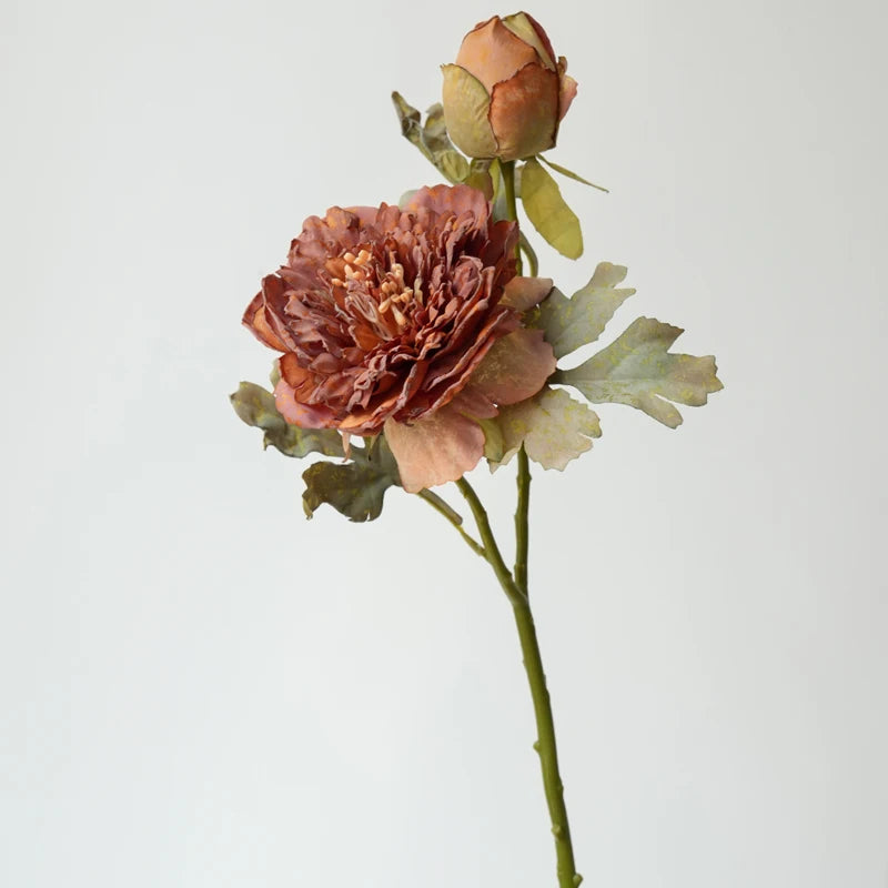 décoration intérieure fleurs artificielles pivoines naturelles réaliste anniversaire mariage baby shower