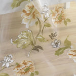 rideau voile floral violet rose jaune transparent decoratif salon chambre erotique echangiste erotique echangisme