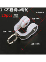 clips rideau blancs modernes accessoires fenêtres anneaux boucles métal alliage aluminium