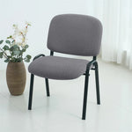 housse chaise tissu jacquard polyester moderne beige clair protection salle manger universelle adjustablewashing slipcover