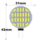 Ampoule LED G4 5W 3000K 4000K 6500K 30000h carrés blancs fond gris moderne