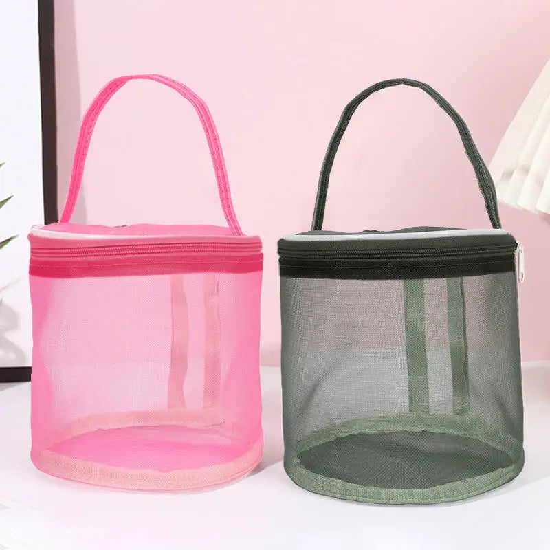sac main violet rose vert olive maille moderne opacité poignée fermeture glissière setSize small