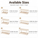 étagère modulable blanche métal réglable moderne rangement armoire blanc mat pieds boîtes rangement
