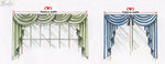 rideau floral classique beige rouge jabot swag opacité large choix dimensions
