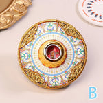 support lampe ornemental baroque or argent rouge ornements floraux motifs géométriques opaques
