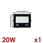 projecteur led moderne 220v ip66 blanc mat extérieur mur câble alimentation aluminium