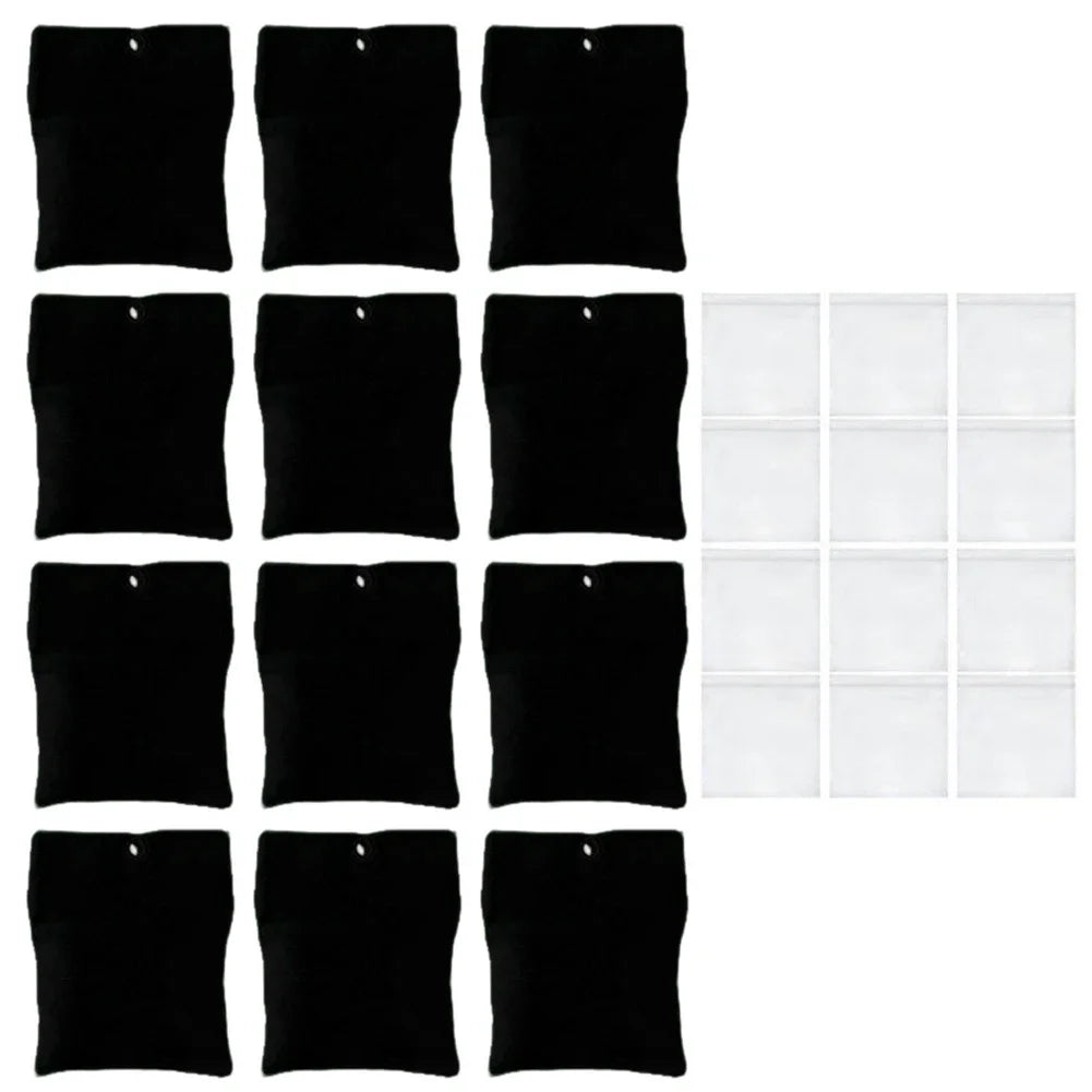 rideaux exterieur sacs noirs filtres blancs pinces linge accessoires pergola decorationextérieur opaquesemitransparent