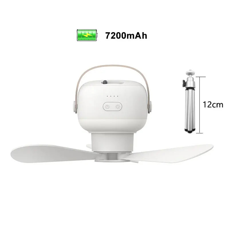 ventilateur camping rechargeable usb led télécommande moderne utilitaireextérieur