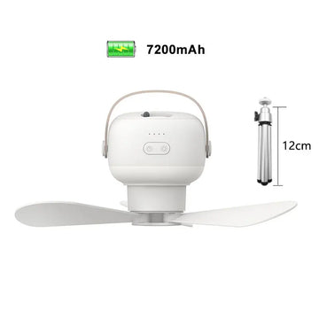 ventilateur camping rechargeable usb led télécommande moderne utilitaireextérieur