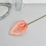 fleurs artificielles anthurium rose blanc vert violet rouge modernes mariage anniversaire intérieur