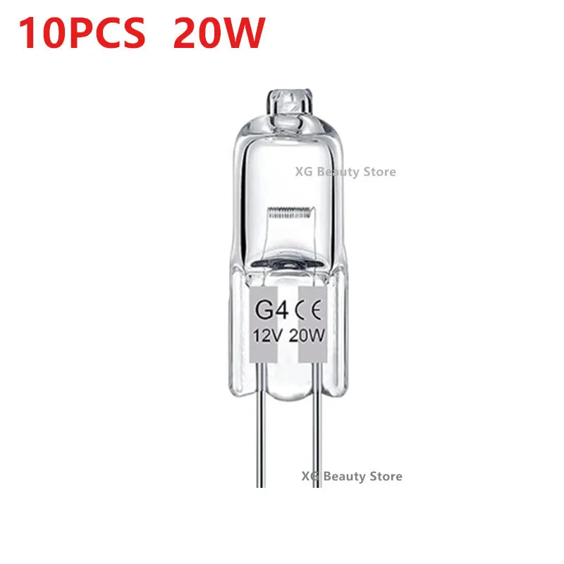 ampoules halogènes transparentes opalescentes base g4 coniques dimmables 2800k 10w 20w 10pcs 50pcs 100pcs