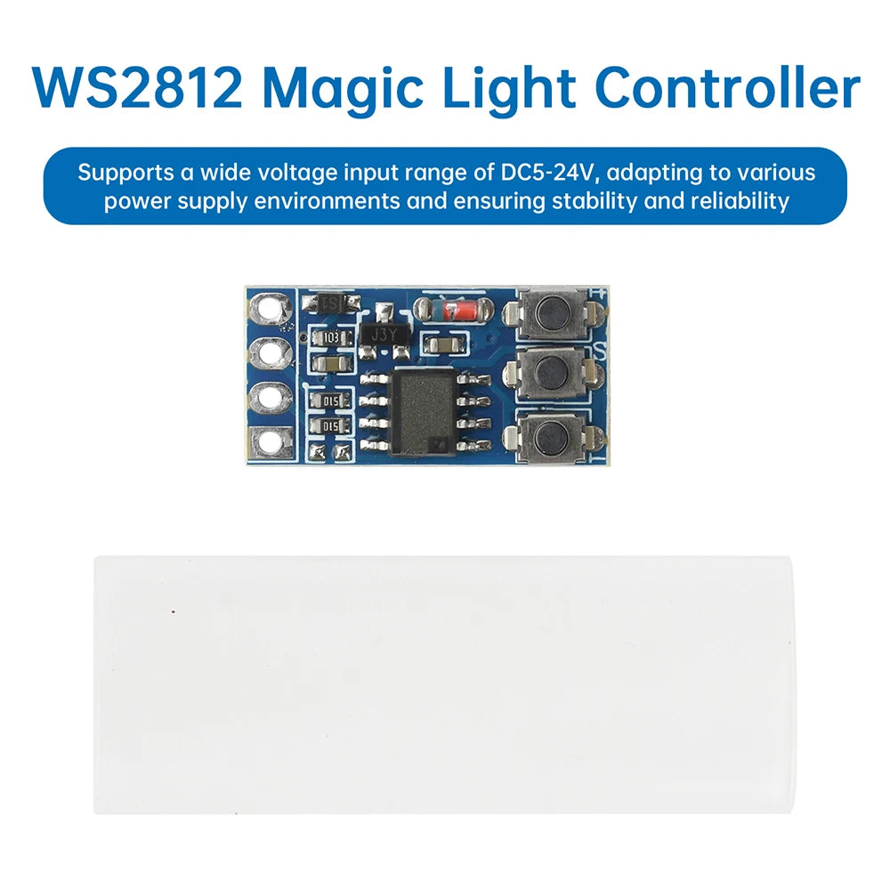 contrôleur lumière led rgb bleu noir modes clignotement circuits imprimés compact moderne composants électroniques