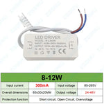 transformateur led blanc moderne adhésif 12w 20w 30w câble connecteurs protection courts circuits
