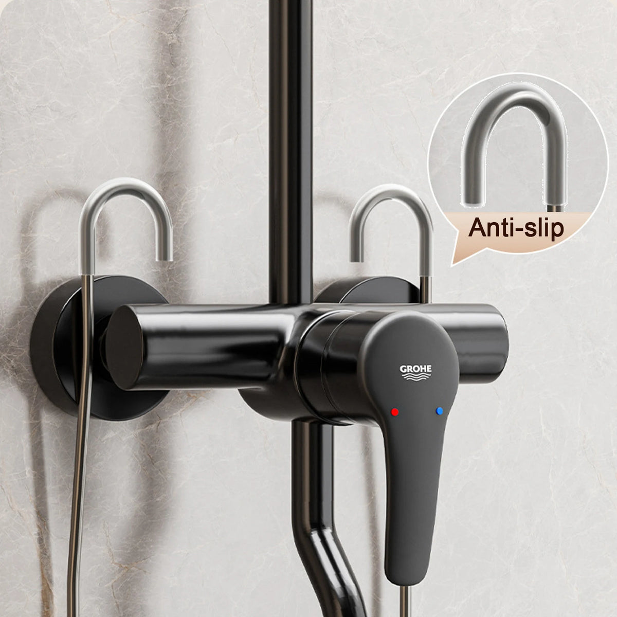 porte savon mural noir moderne support bain vis fixe shampooing savon lisse aluminium respectueux
