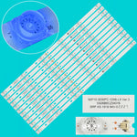 bande lumineuse led blanc moderne opacité fixations connecteur eléctrique