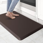 tapis sol noir uni moderne antidérapant lavable adhésif 44cm 71cm PVC