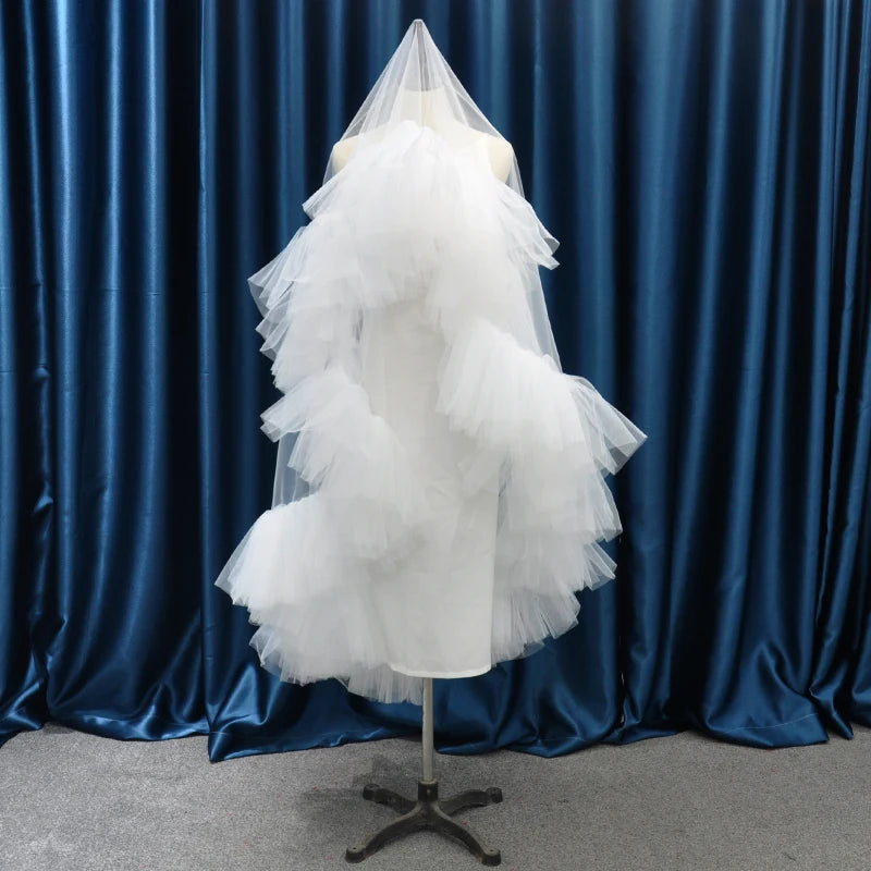 voile mariée tulle plissé blanc crème rose noir vert classique élégant opacité festonné