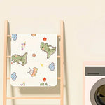 tapis absorbant enfant motif dessins animés moderne rose clair vert clair bleu clair 70cm