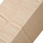 abat jour papier beige rayures modernes élégants clips métalliques doux lumière décoration maison