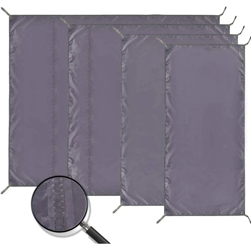 tapis sol imperméable oxford 210d gris moderne sac rangement camping ultraléger