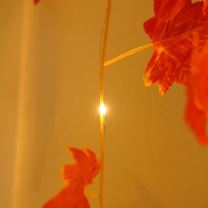 Guirlande LED rotin décoration intérieure