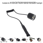 lampe torche noire led zoomable résistante 10w 1000 lumens texturée moderne 200 500mètres