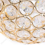 Effet lumineux de l'applique cristal dans un intérieur