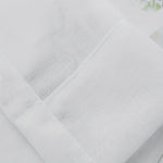 rideau blanc translucide moderne 100% polyester léger fenêtre chambre salon accessoires facile