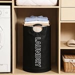 sac linge noir pliable oxford moderne poignées métalliques durable rangement textile grande capacité