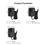 chargeur électrique 5v led noir prise murale universal adapter 6a 30w