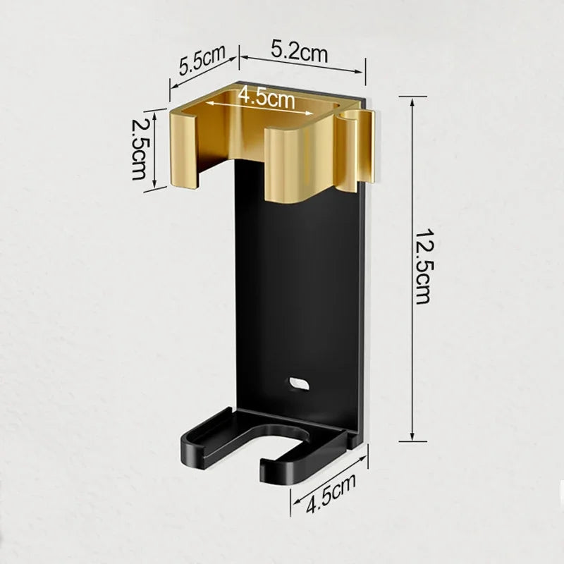 porte accessoires coiffure noir clips moderne aluminium rangement cheveux boucles fixations contemporain