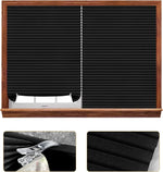 store lamelles noir opacité totale moderne clips fixation 60x150cm