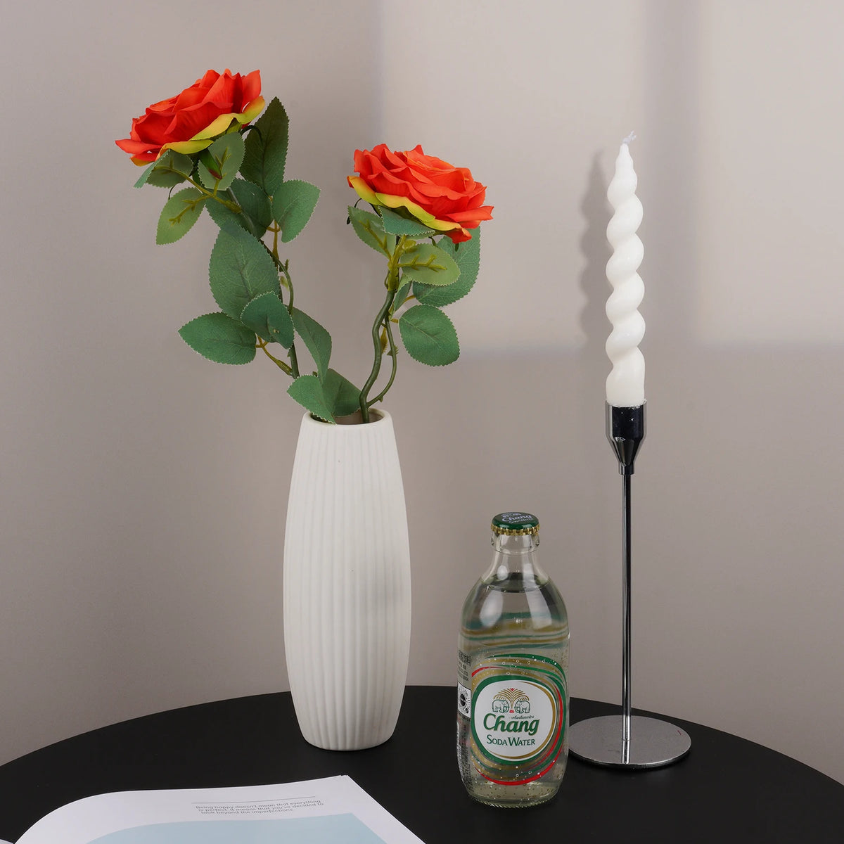 décoration mariage rose artificielle rouge rose verte classique extérieur anniversaire baby shower prénuptiale