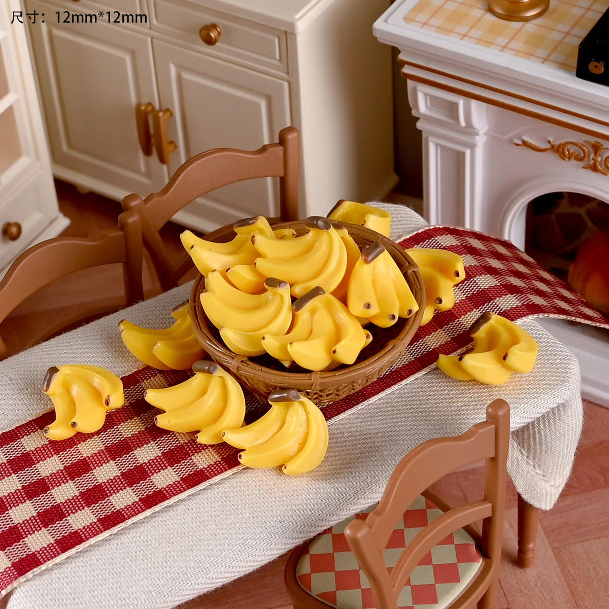 décor maison fruits artificiels résine pastèque fraises pommes raisins oranges réaliste details cuisine 10pièces