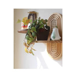 Support de rangement mural bambou design