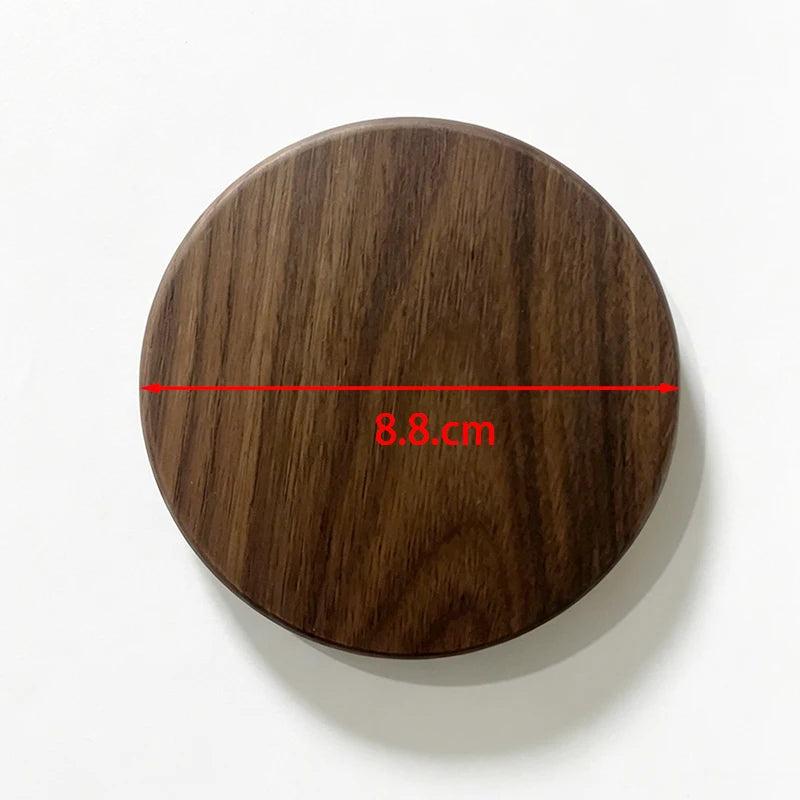 coasters bois naturels respectueux environnement minimaliste bois chêne noyer sets coeurs rectangles