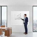 tableau blanc electrostatique adhésif blanc moderne réutilisable enseignement maison 45cm 60cm