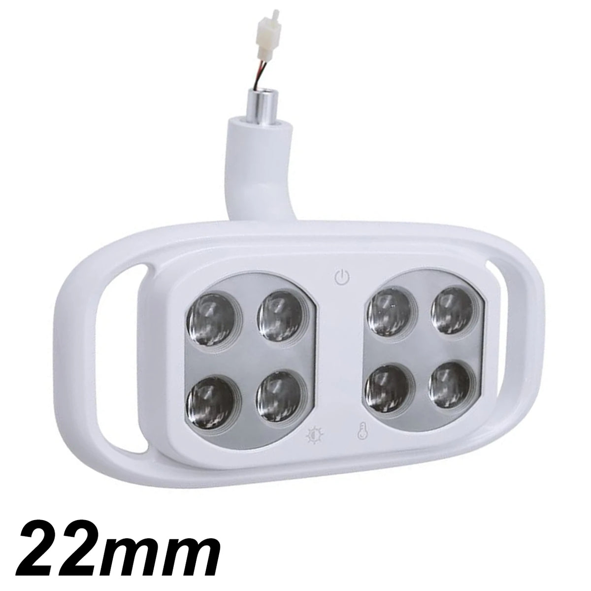 lampe dentaire led diodes blanc moderne fixation succion soins bucco dentaires